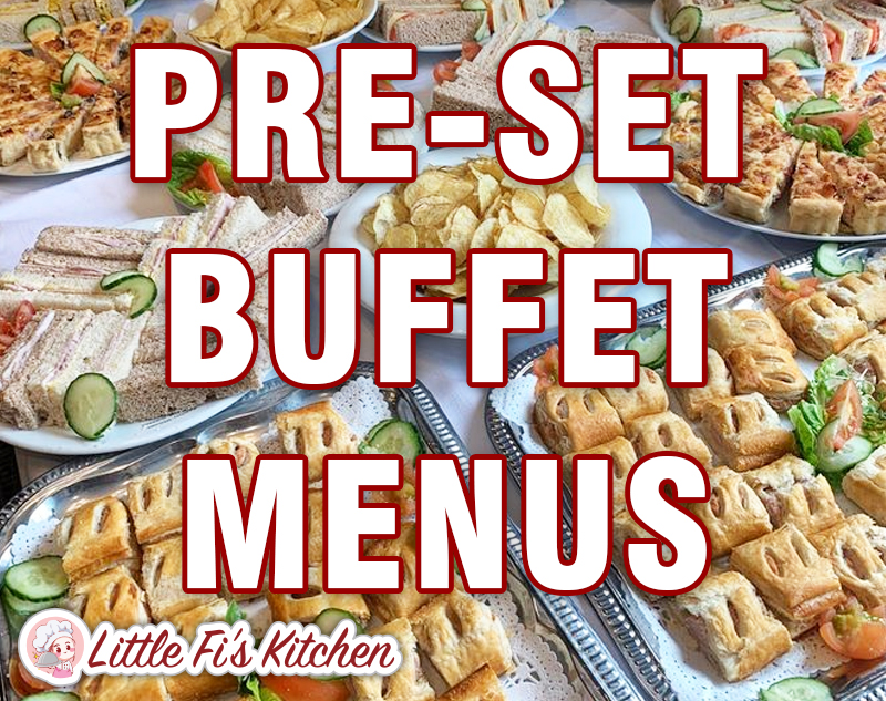 Set buffet menus